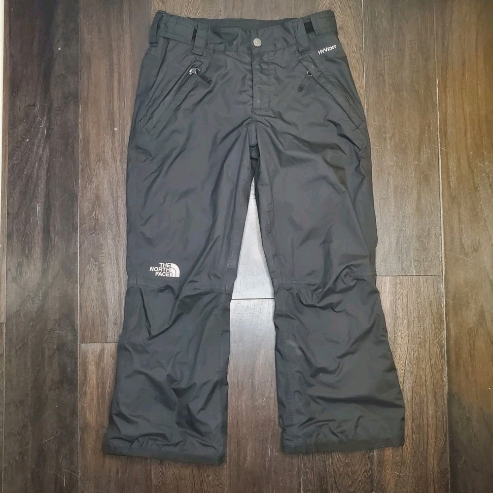 The North Face Pants Girls Medium 10/12 Black HyVent EZ Grow Insulated Snow Pant